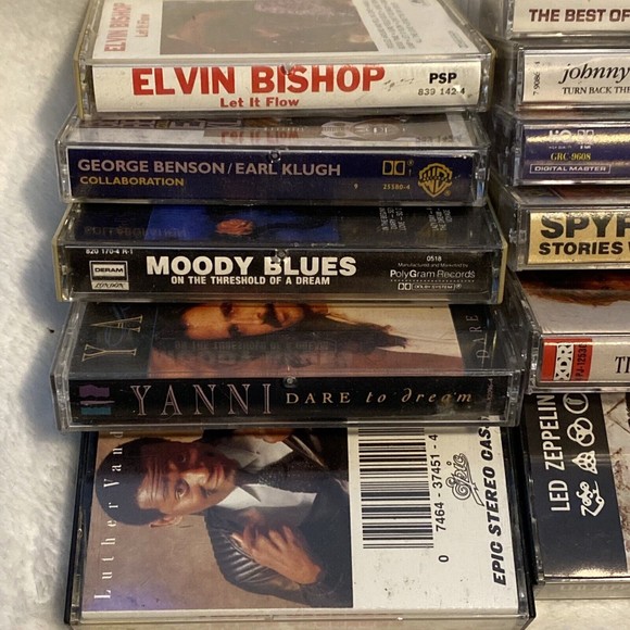 70s 80s 90s Cassette Tapes 16 Pop Rock R&B Soul Rhythm Blules Jazz Folk Pop - Picture 3 of 5
